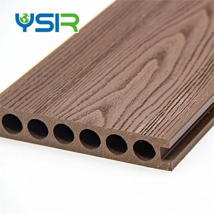 Edge of WPC decking